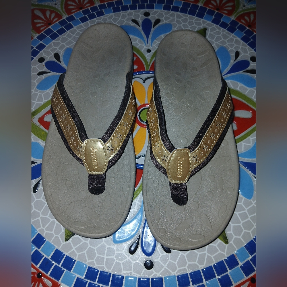Joomra Women's Flip Flops Arch Support Orthotic Toe Post Thong Sandals